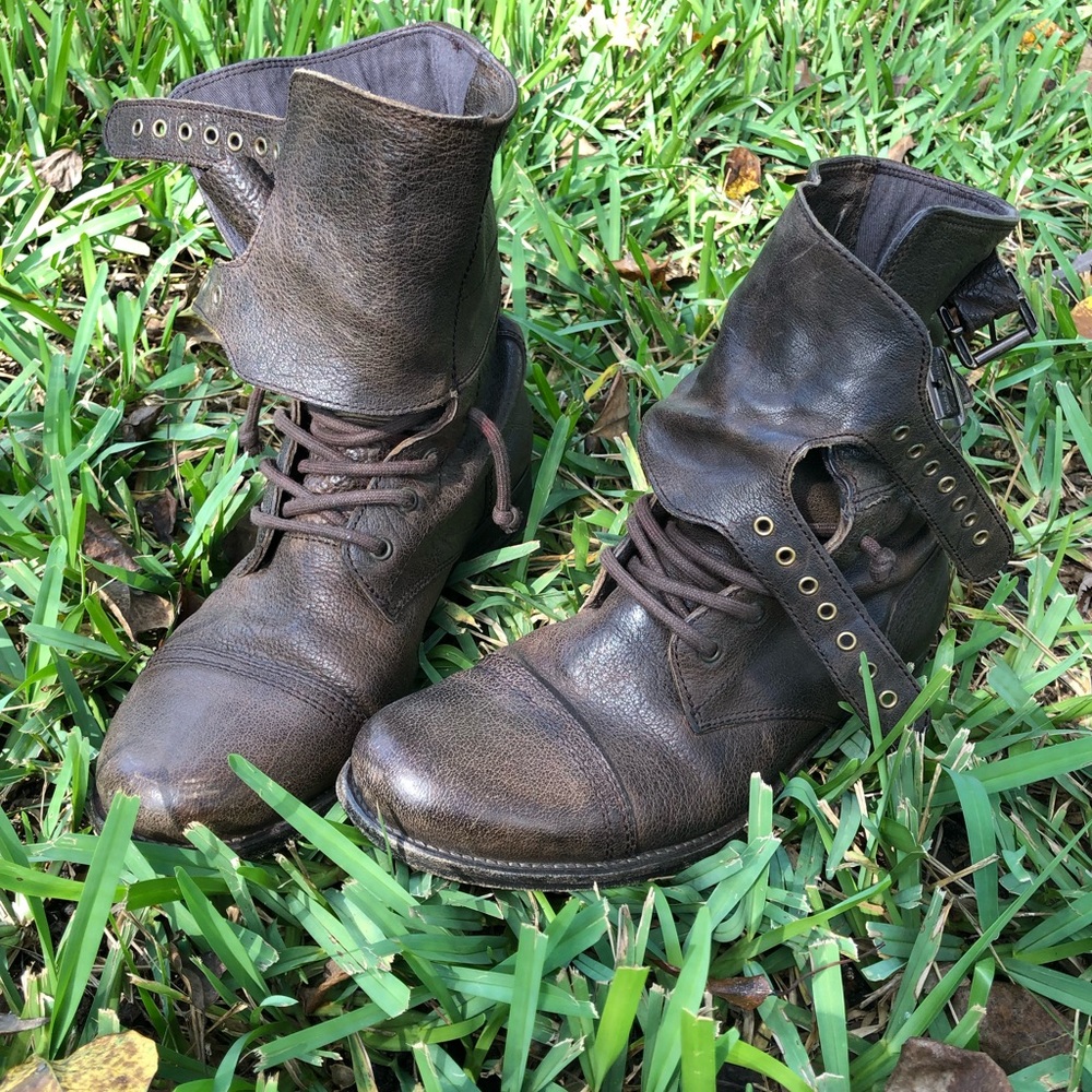 All Saints Damisi combat/military boots